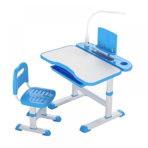 Kids Desk and Chair Set with LED Reading Light - Appears New  - Lot 500
