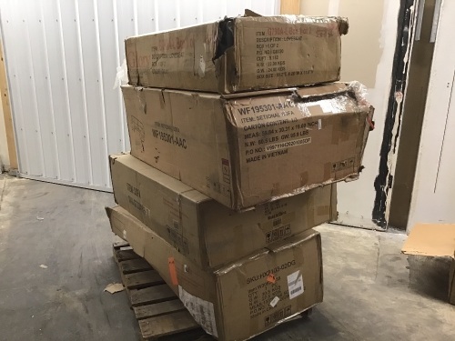 Pallet of Incomplete Sofas - Unknown Conditions - Lot 1125
