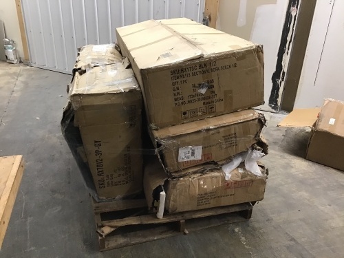Pallet of Incomplete Sofas - Unknown Conditions - Lot 1135