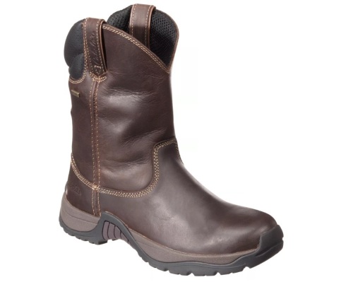 Roughneck Ledger Wellington Work Boots for Men - Dark Brown - 10M, Appears New - Lot 429