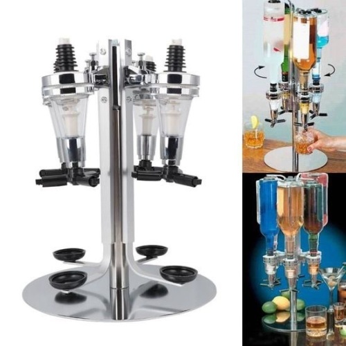 4 Bottle Rotating Dispenser - Appears New  - Lot 555