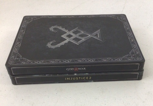 Lot of 2 PS4 Steelbook Games, God of War, and Injustice 2, E-Commerce Return - Lot 443