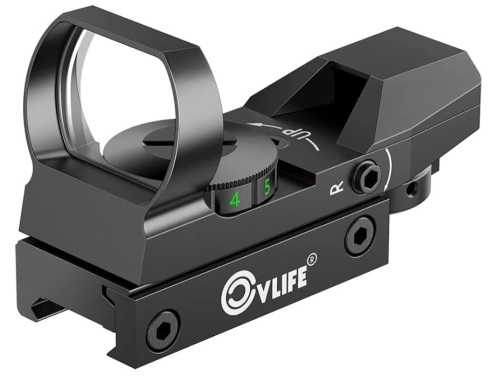 CVLIFE 1X22X33 Red Green Dot Gun Sight Scope Reflex Sight with 20mm Rail, E-Commerce Return, Untested - Lot 444