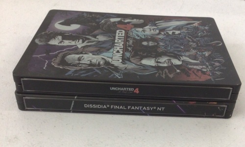 Lot of 2 PS4 Steelbook Games, Uncharted 4, and Dissidia, E-Commerce return - Lot 447