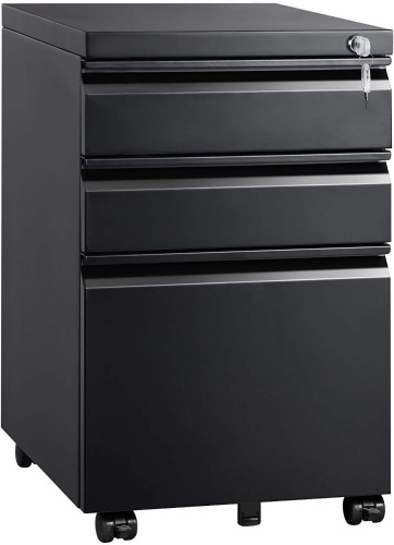 Vingli 3 Drawer Mobile File Cabinet - Appears New  - Lot 518