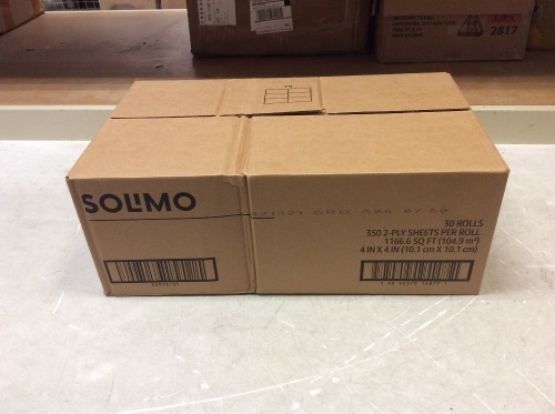 Solimo 2-Ply Toilet Paper, 30 Rolls - New - Lot 571