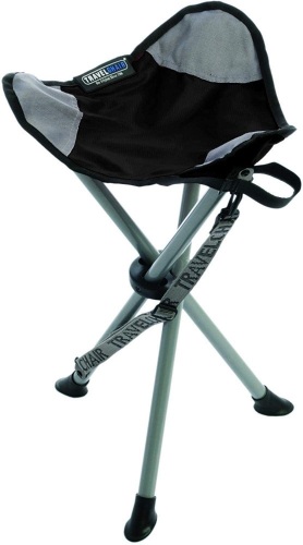 TravelChair Slacker Chair, Super Compact, Folding Tripod Camping Stool - Appears New   - Lot 577