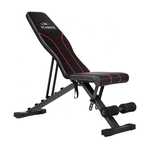Home Fitness Machine Adjustable Body Vision Portable Foldable Weight Bench - Appears New - Lot 563
