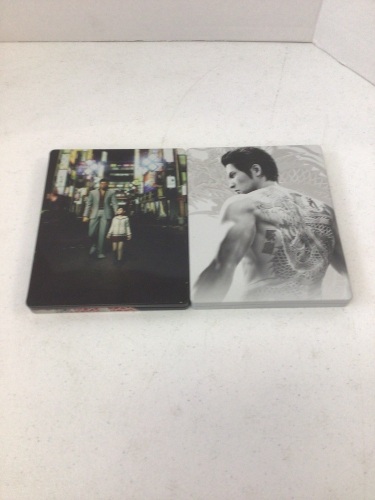 Lot of 2 PS4 Steelbook Games, Yakuza Kiwami, and Yakuza Kiwami 2, E-Commerce Return - Lot 449
