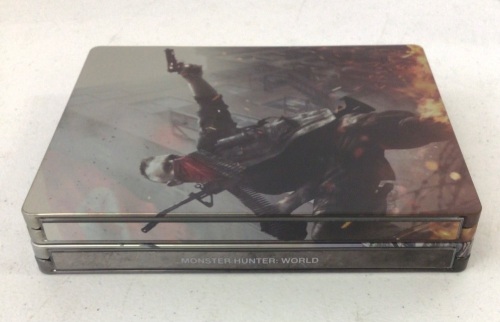 Lot of 2 PS4 Steelbook Games, Homefront The Revolution, and Monster Hunter World, E-Commerce Return - Lot 450