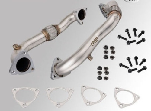 Heavy Duty Polished Up Pipes For 2008-2010 Ford 6.4L Powerstroke Diesel No EGR - New  - Lot 138