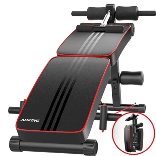 ADKING Foldable Advanced Multi-Function Fitness Gym Sit Up Bench - Appears New - Lot 139