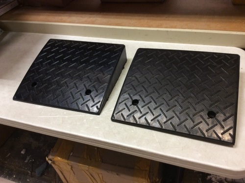 Portable Rubber Curb Threshold Ramps, 2 Pc - Appear New  - Lot 552