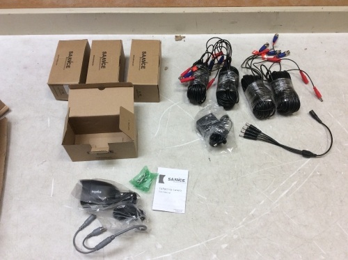 Lot of (4) SANNCE Turbo HD Security Cameras - Appear New  - Lot 882