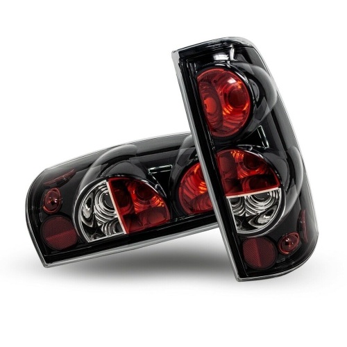 Replacement Tail Lights Gloss Black/CLear for 99-06 Chevy Silverado 1500, 99-02 GMC Sierra 1500 Altezza - Appear New  - Lot 305