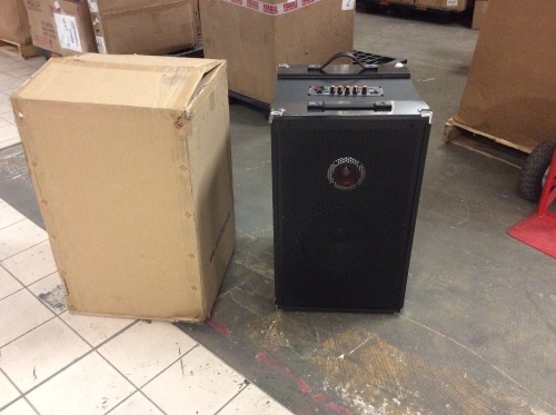 Portable Karaoke Speaker, No Power Supply - Appears New, Untested - Lot 1121