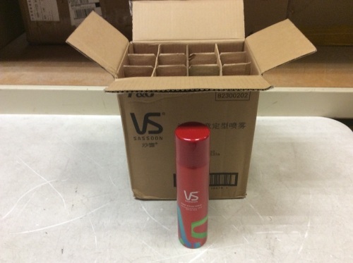 Case of (12) VS Sassoon Firm 'N Flex Moveable Natural Hold Hair Spray for All Hair - New  - Lot 216
