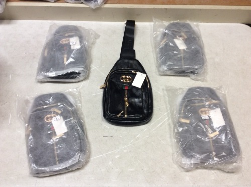 Lot of (5) Sling Chest Bags - Appear New  - Lot 1092