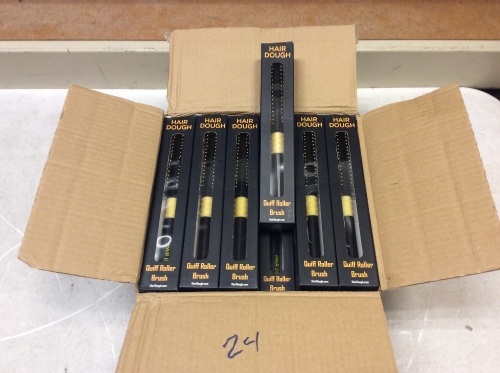 Case of (24) Hair Dough Quiff Roller Round Hair Brushes - New  - Lot 1082