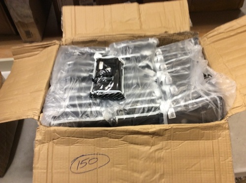 Case of (150) Motorola G8 Stylus/G Stylus/XT2043 Armor Phone Case with Stand and Holster, Black - Appear New - Lot 285