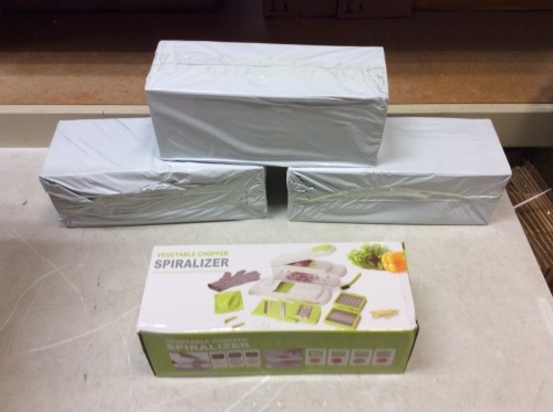 Lot of (4) Vegetable Chopper Spiralizers - New - Lot 1089