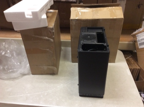 Cougar Case Hx210 Compucase Economy Line Matx Case With Perforated Side Panel - Appears New   - Lot 1149