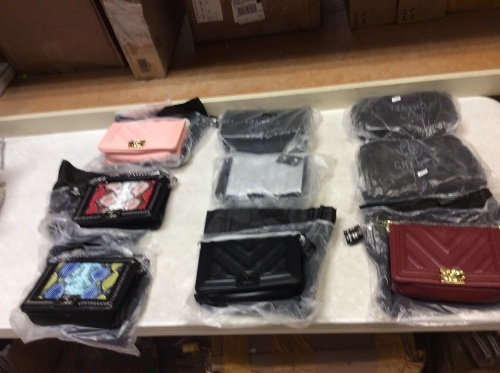 Lot of (9) Handbags, Various Colors - Appear New  - Lot 331