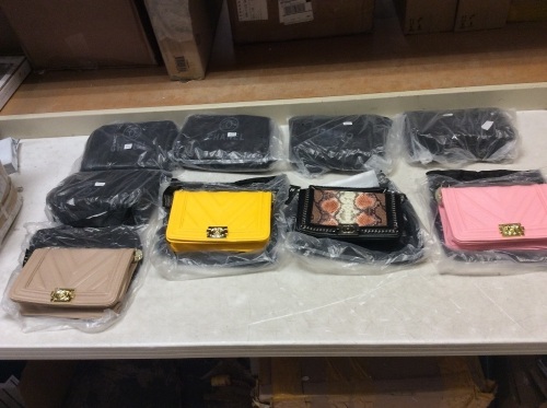 Lot of (9) Handbags, Various Colors - Appear New - Lot 865