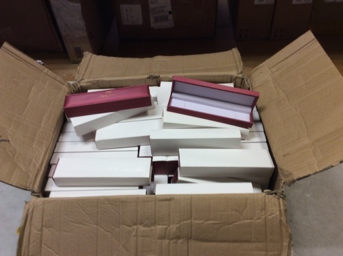 Large Lot of Necklace Boxes - Appear New  - Lot 1050