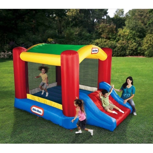 Little Tikes Shady Jump 'n Slide Inflatable Bounce Room. Appears New - Lot 51