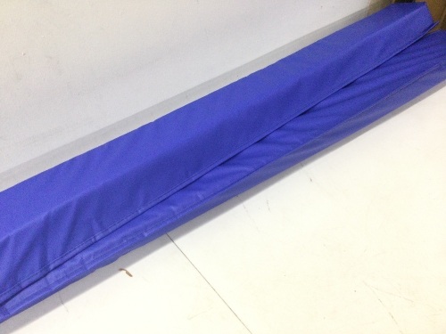 9ft Full Size Folding Floor Balance Beam for Gymnastics and Tumbling,APPEARS NEW 