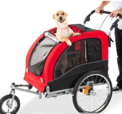 2-in-1 Pet Stroller and Bike Trailer,E COMMERCE RETURN