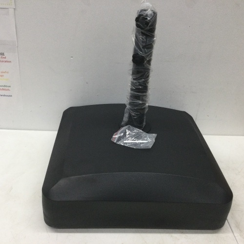 Fillable Mobile Umbrella Base Stand w/ 4 Wheels, 2 Locks, 123lb Capacity,NEW