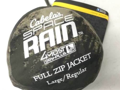  Space Rain Full-Zip Jacket with 4MOST DRY-PLUS,APPEARS NEW