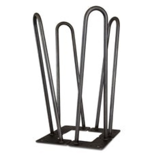 WEN PRODUCTS  Model # TL16B :  16 " Mid - Century  Modern  HairPin  Table Legs  { Set Of 4 } 1/2  Inch In Diameter  - Lot 15