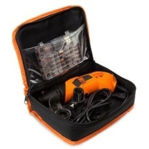 WEN PRODUCTS Model # 23114 : 1.4  Amp High  Powered  Variable Speed  Rotary tool W / Cutting  Guide  LED Collar  100  + Accessories  and Carrying Case  - Lot 19