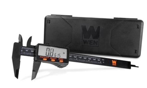 WEN 10761 Electronic 6.1-Inch Digital Caliper with LCD Readout and Storage Case - Lot 31