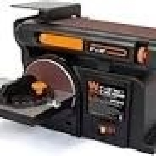 WEN PRODUCTS  Model # 6502T  : WEN 4.3 Amp  4 X 36 Inch  Belt And  6 Inch Disc Sander  W / Cast Iron Base - Lot 53