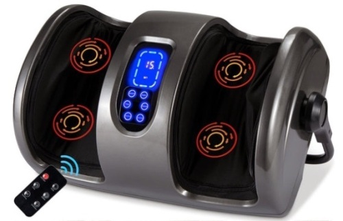 Reflexology Shiatsu Foot Massager w/ High-Intensity Rollers, Remote Control - Lot 145