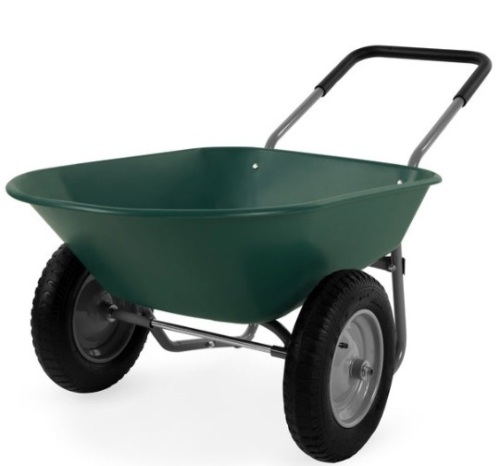Dual-Wheel Wheelbarrow Garden Cart - Lot 200