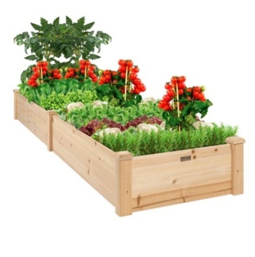 8x2ft Wooden Raised Garden Bed Planter - Lot 310