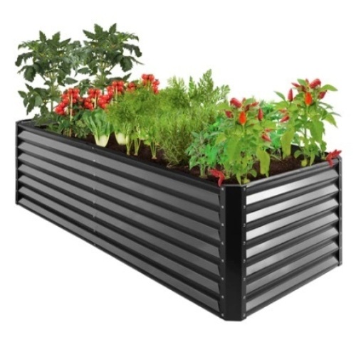 Outdoor Metal Raised Garden Bed, 8x4x2ft - Lot 320