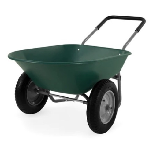 Dual-Wheel Wheelbarrow Garden Cart - Lot 324