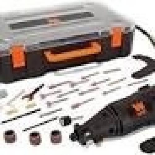 WEN PRODUCTS Model # 23103  : Wen 1 Amp  Variable Speed Rotary Tool W ? 100 + Accessories  And Carrying Case And Flex  Shaft  - Lot 59