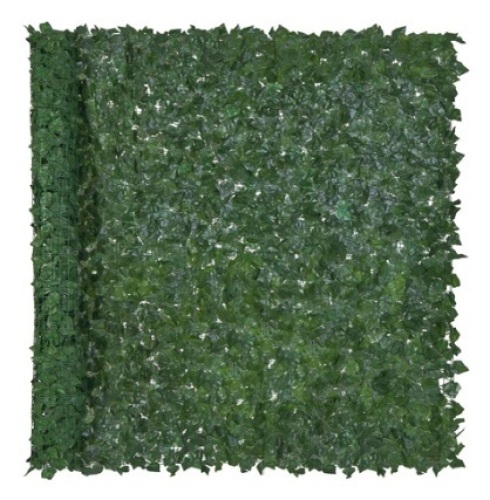 Outdoor Faux Ivy Privacy Screen Fence, 96x72in - Lot 332