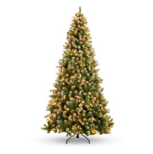7.5ft Pre-Lit Pre-Decorated Christmas Tree - Lot 340