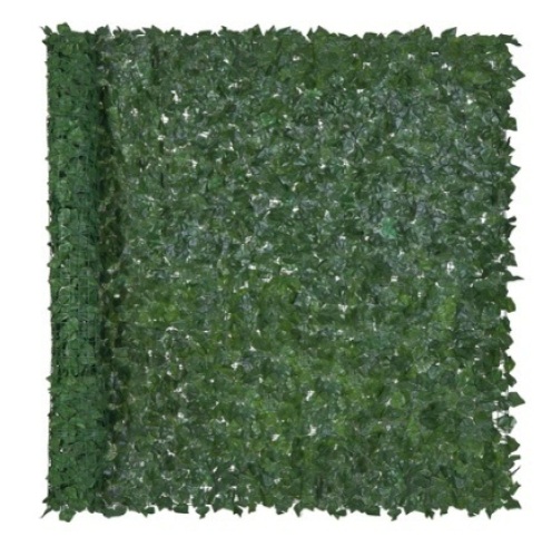 Outdoor Faux Ivy Privacy Screen Fence, 96x72in - Lot 333