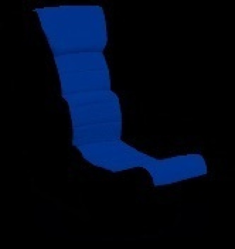 BCP. SKY. 5315. :  Folding Floor Gaming Chair  W / 360 Degrees Swivel  - Lot 97