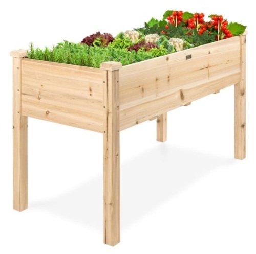 Raised Garden Bed, Elevated Wood Garden Planter Stand, 48x24x30 In. - Lot 508