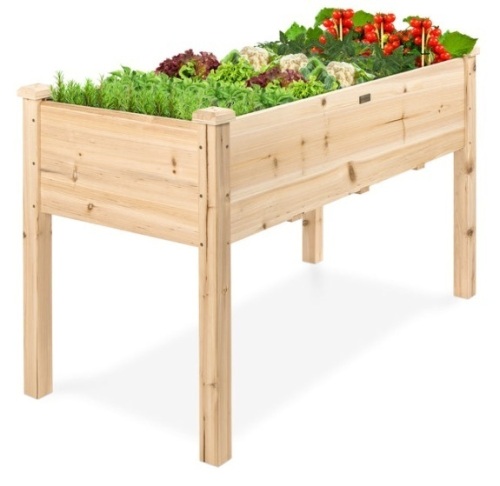 Raised Garden Bed, Elevated Wood Garden Planter Stand, 48x24x30 In. - Lot 510